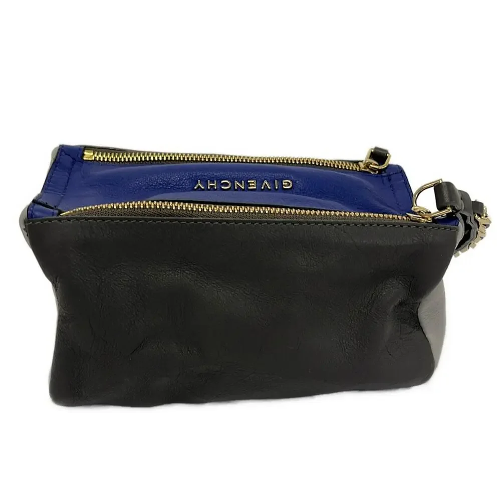 Givenchy Pandora Pouch Dark Gray Blue Light gray